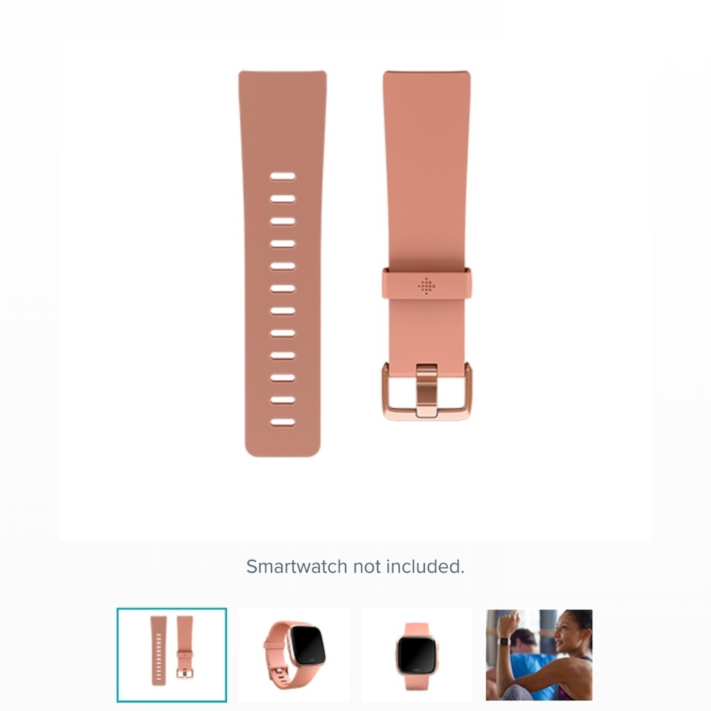 Large and Small Fit Bit Versa wrist strap